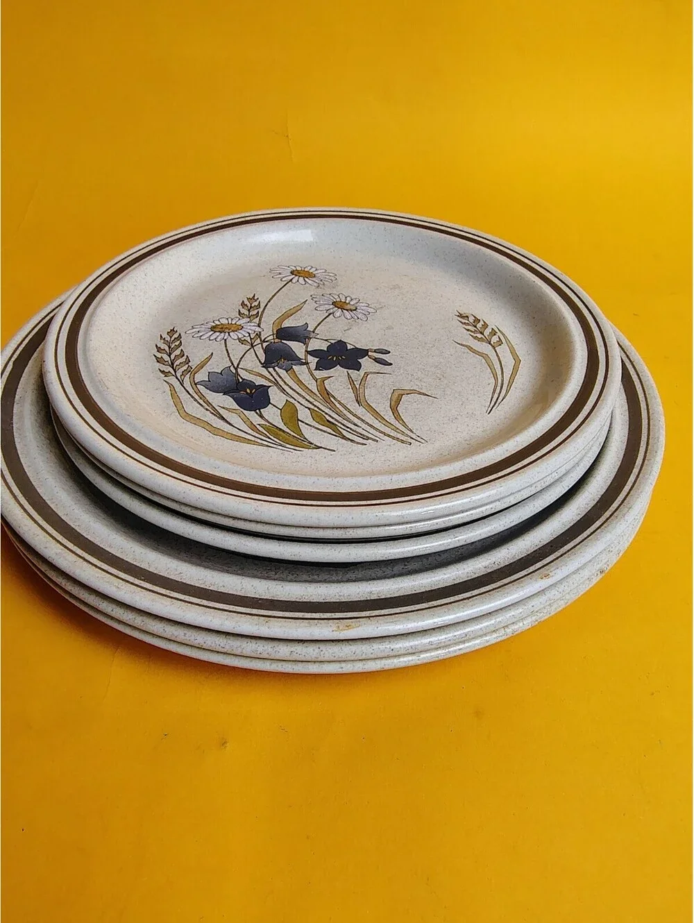 6 Royal Doulton Hill Top Plates Mixed Set (3) Dinner 10.38